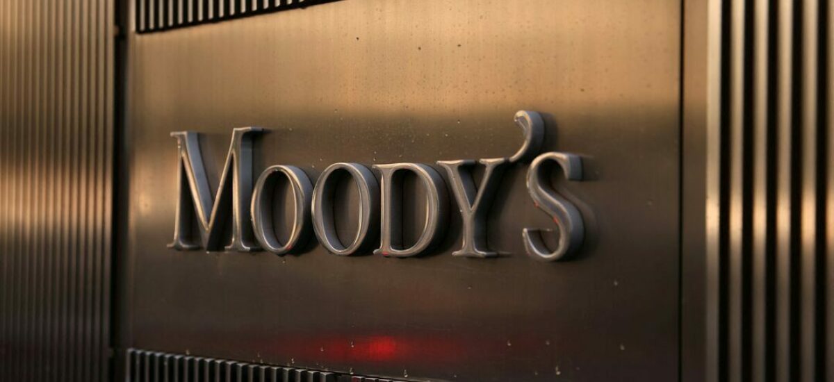 Moody's plaque on a wall